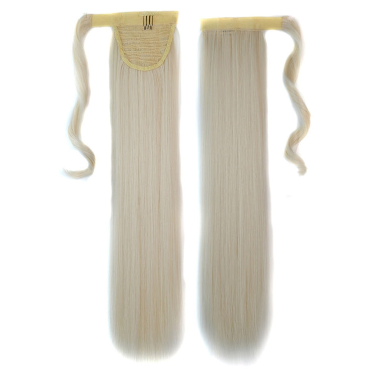 60# Invisible Seamless Bandage-style  Wig Long Straight Hair Wig Ponytail, 60#