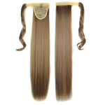 18H22# Invisible Seamless Bandage-style  Wig Long Straight Hair Wig Ponytail, 18H22#
