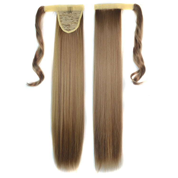 18H22# Invisible Seamless Bandage-style  Wig Long Straight Hair Wig Ponytail, 18H22#