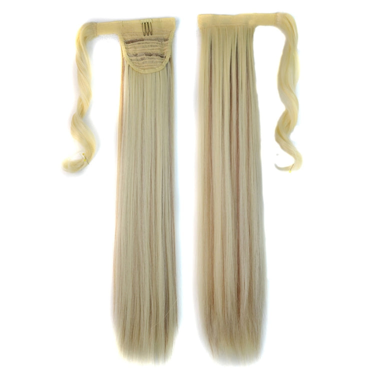 613H12# Invisible Seamless Bandage-style  Wig Long Straight Hair Wig Ponytail, 613H12#