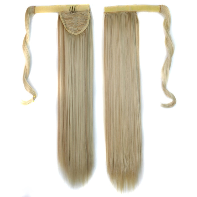 613H16# Invisible Seamless Bandage-style  Wig Long Straight Hair Wig Ponytail, 613H16#