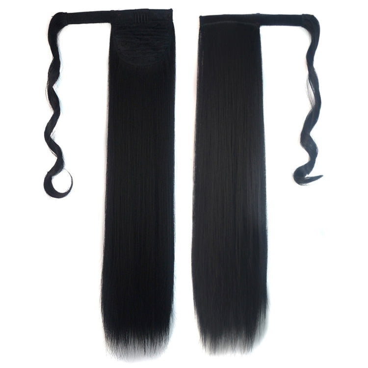 1# Invisible Seamless Bandage-style  Wig Long Straight Hair Wig Ponytail, 1#