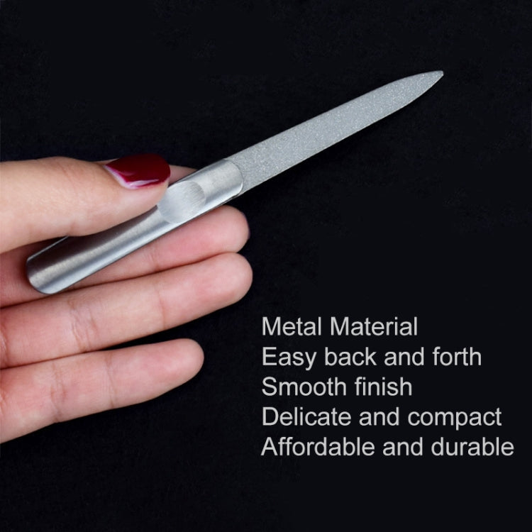 Stainless Steel Polished Nail File, Length : 95mm, Length : 95mm