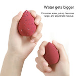 Gourd Water-drop Sponge Makeup Egg Soft Cosmetic Puffs Set, 4