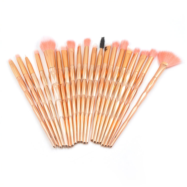 20-in-1-Augenpinsel mit Diamantgriff, multifunktionaler Make-up-Pinsel, Griff in Rosa und Blau, Pinsel in Lila, HCB9120A, HCB9120B, HCB9120C, HCB9120D, HCB9120E, HCB9120F, HCB9120G