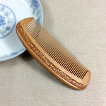 Anti-static Massage Wooden Comb + Gift Box, Gift Box Colors Are Random, 3