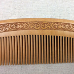 Anti-static Massage Wooden Comb + Gift Box, Gift Box Colors Are Random, 3