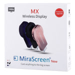 جهاز استقبال عرض MiraScreen لاسلكي WiFi / Miracast Airplay DLNA مع كابل USB 2 في 1، جهاز عكس شاشة لاسلكي