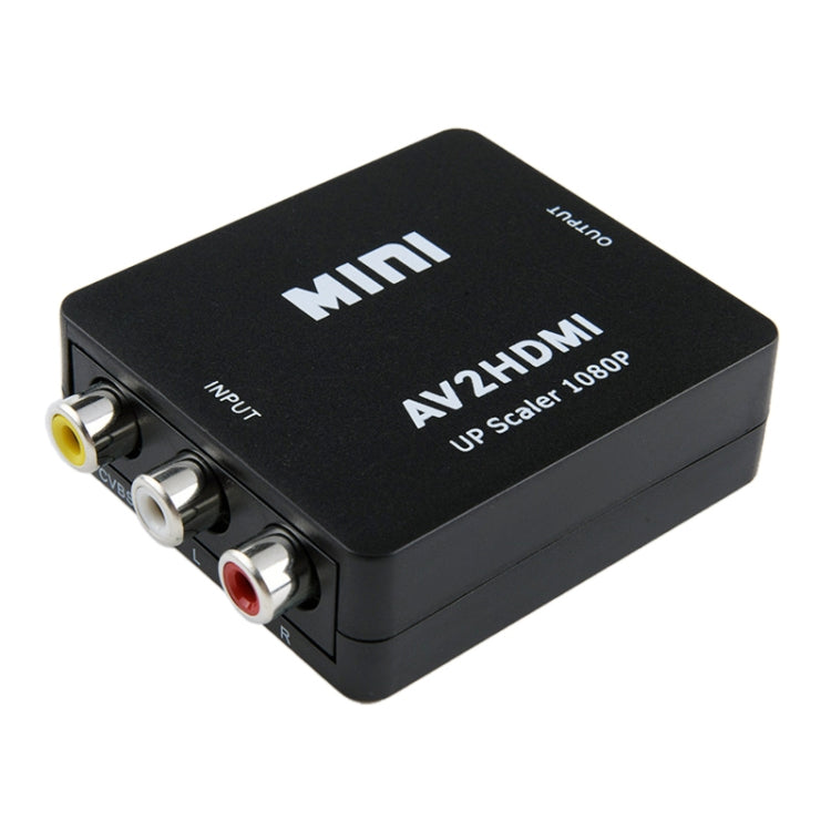 محول AV صغير HOWEI HW-2105 CVBS/L+R صوت إلى HDMI، يدعم مقياس 1080P، HW-2105 AV إلى HDMI