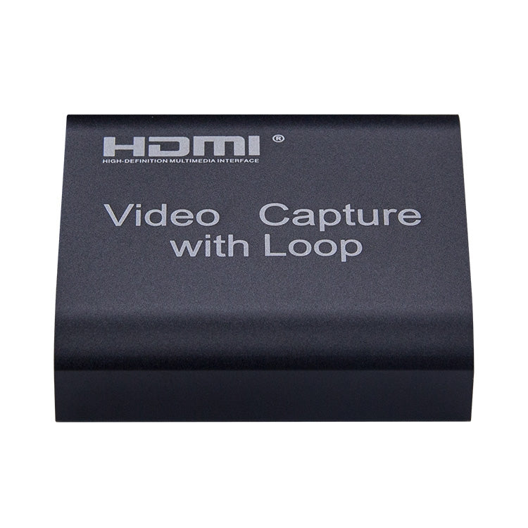 بطاقة التقاط فيديو USB 2.0 إلى HDMI بدقة 4K HD مع حلقة