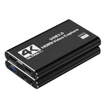التقاط فيديو HDMI عالي الدقة 4K USB 3.0 بدون حاجة لتعريفات
