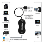 USB 2.0 إلى HDMI لتسجيل ومراقبة ألعاب الفيديو عالية الدقة مباشرة