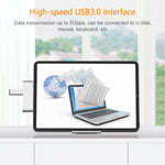 محول HUB متعدد الوظائف 4 في 1 من نوع C / USB-C لجهاز iPad Pro، HW-TC29