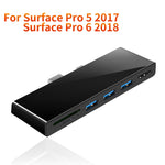 ROCKETEK SK-S5H موزع HUB قارئ بطاقات ذاكرة 3 منافذ USB 3.0 + HDMI + SD / TF، محول HDMI بدقة 4K، SK-S5H