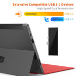ROCKETEK SK-S5H موزع HUB قارئ بطاقات ذاكرة 3 منافذ USB 3.0 + HDMI + SD / TF، محول HDMI بدقة 4K، SK-S5H