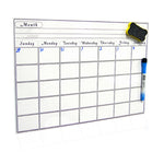 Magnetic Monthly Planner Refrigerator Magnet PET Magnetic Soft Whiteboard, Size: 29.7cm x 42cm, Monthly Plan