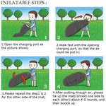 Inflatable Lounger Polyester Fabric Compression Air Bag Sofa for Beach / Travelling / Hospitality / Fishing, Size: 185cm x 75cm x 50cm, Normal Quality