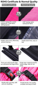 Inflatable Lounger Polyester Fabric Compression Air Bag Sofa for Beach / Travelling / Hospitality / Fishing, Size: 185cm x 75cm x 50cm, Normal Quality