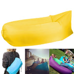 Inflatable Lounger Polyester Fabric Compression Air Bag Sofa for Beach / Travelling / Hospitality / Fishing, Size: 185cm x 75cm x 50cm, Normal Quality