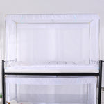 Student Dormitory Square Ceiling Zipper Mosquito Net Encryption Zipper Three Door Defence Mosquito for Upper Berth, Upper Berth(Grey), Upper Berth(Blue), Upper Berth(White)
