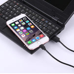 كابل شحن ومزامنة عالي السرعة HAWEEL 1 متر 35 نواة من 8 دبابيس إلى USB لأجهزة iPhone وiPad، 8 دبابيس 1 متر، كابل 8 دبابيس 1 متر