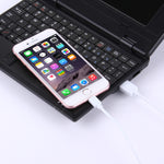 مجموعة 3 قطع من كابل مزامنة وشحن عالي السرعة بطول 1 متر، 8 دبابيس إلى USB من HAWEEL لأجهزة iPhone و iPad