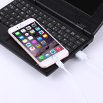 مجموعة 5 قطع من كابل مزامنة وشحن عالي السرعة بطول 1 متر، 8 دبابيس إلى USB من HAWEEL لأجهزة iPhone و iPad