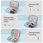 صندوق منظم لأشرطة الساعات HAWEEL مع تخزين سماعات الأذن / قرص USB / كابلات رقمية، منظم أشرطة الساعات، الحجم: S