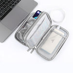 HAWEEL Electronic Organizer Double Layers Storage Bag for Cables, Charger, Power Bank, Phones, Earphones, Double Layers Organizer
