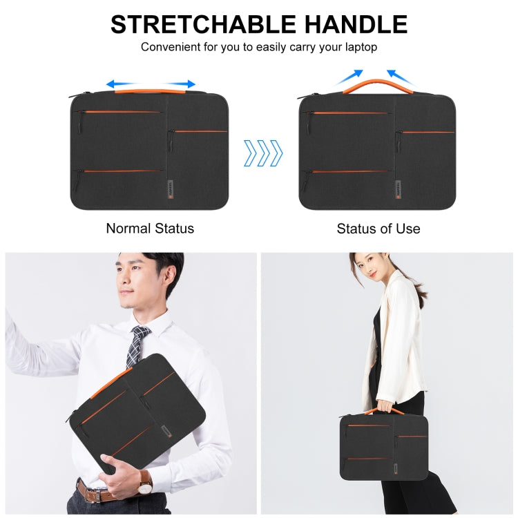 HAWEEL 13.0 inch Sleeve Case Zipper Briefcase Laptop Handbag For Macbook, Samsung, Lenovo Thinkpad, Sony, DELL Alienware, CHUWI, ASUS, HP, 13 inch -13.5 inch Laptops, 13.0-13.5 inch
