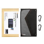 HAWEEL 14W Foldable Solar Panel Charger with 5V / 2.4A Max Dual USB Ports, 14W Panel(B)