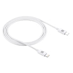 HAWEEL 25W 3A USB-C / Type-C to 8 Pin PD Fast Charging Cable for iPhone, iPad, Cable Length:1m, Type-C to 8 Pin 1m