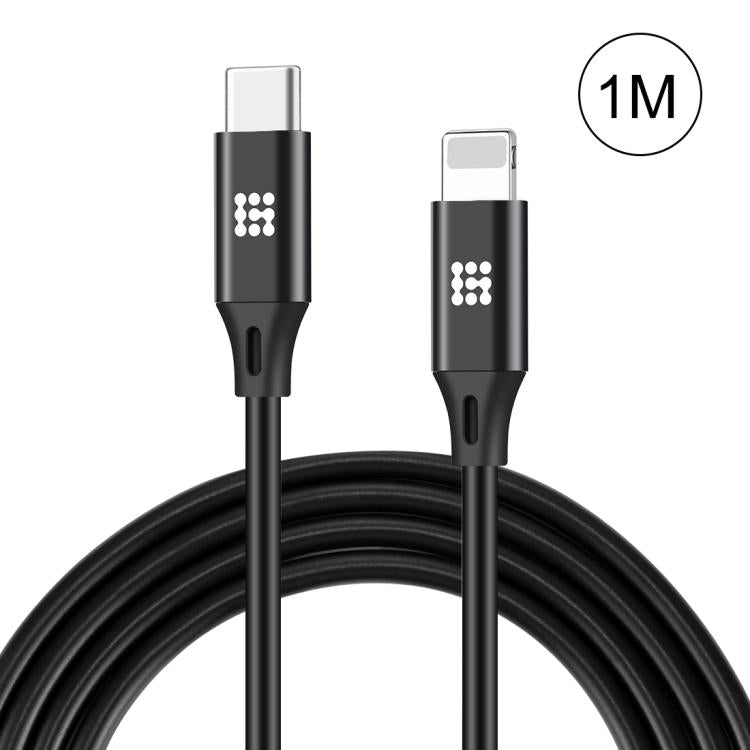 كابل مزامنة وشحن OTG بطول 1 متر USB-C / Type-C إلى 8 دبابيس من HAWEEL