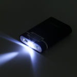 صندوق شل لبنك طاقة DIY مع 4 بطاريات 18650 (غير مشمولة) بسعة 10000 مللي أمبير مع مخرجين USB وشاشة عرض لأجهزة iPhone و Galaxy و Sony و HTC و Google و Huawei و Xiaomi و Lenovo وغيرها من الهواتف الذكية، DIY 4 بطاريات 18650 بسعة 10000 مللي أمبير (US)