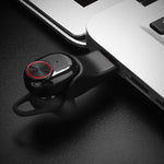 سماعات أذن رياضية لاسلكية بتقنية إلغاء الضوضاء DSP Bluetooth V5.0 مع علبة شحن BTH-V5، متوافقة مع iPhone وأندرويد