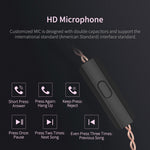 سماعة أذن KZ ZSN Circle Iron رباعية النواة مع تحكم سلكي، باس ميغا HiFi داخل الأذن بدون ميكروفون