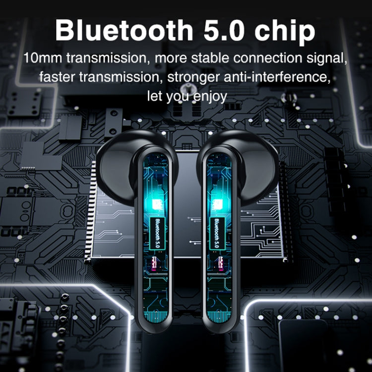 سماعة أذن بلوتوث لاسلكية P100pro TWS بتقنية Bluetooth 5.0 مع شاشة رقمية ذكية LED وصندوق شحن، تدعم سيري والمكالمات