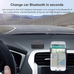 مستقبل بلوتوث B11 5.0 مع AUX وNFC إلى محول صوت 2 × RCA، B11