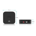 مستقبل بلوتوث B11 5.0 مع AUX وNFC إلى محول صوت 2 × RCA، B11