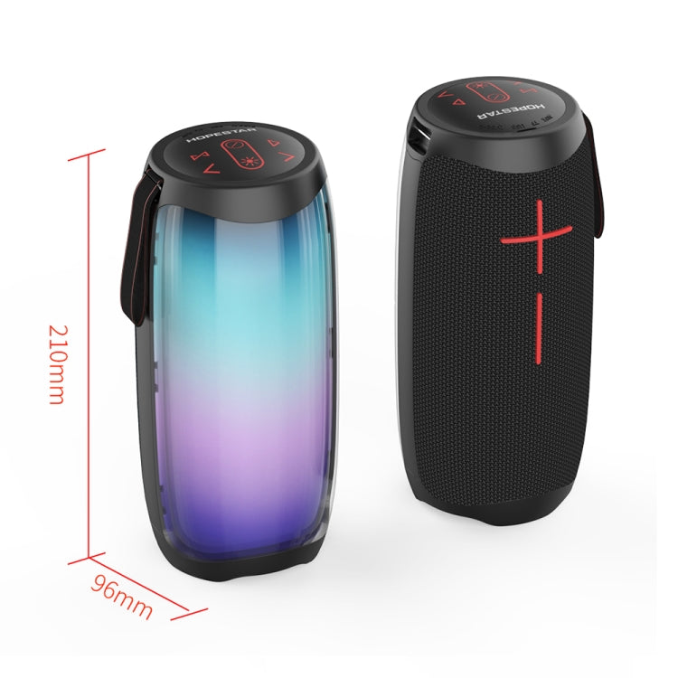 مكبر صوت بلوتوث محمول مقاوم للماء HOPESTAR P40 Bluetooth 5.0، P40 (أسود)، P40 (أزرق)