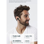 سماعة أذن بلوتوث 5.1 لاسلكية مع عرض LED، awei T12P