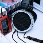 ZS0227 Headphone Dual 3.5mm Spring Audio Cable for Denon AH-D7100 7200 D600 D9200 5200