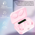 DT-14 Wireless Two Ear Bluetooth Headset Supports Touch & Smart Magnetic Charging & Power On Automatic Pairing