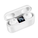 سماعة رأس بلوتوث لاسلكية بأذنين Dt-18 مع علبة شحن 2000 مللي أمبير ولمس وشحن مغناطيسي ذكي