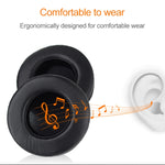2 PCS For Razer Thresher Ultimate 7.1 Earphone Cushion Sponge Cover Earmuffs Replacement Earpads, For Razer Thresher Ultimate (Sponge)