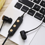 سماعات رأس بلوتوث رياضية محمولة مع امتصاص مغناطيسي بتقنية Bluetooth V5.0، تدعم بطاقة TF، موديل MG-G22