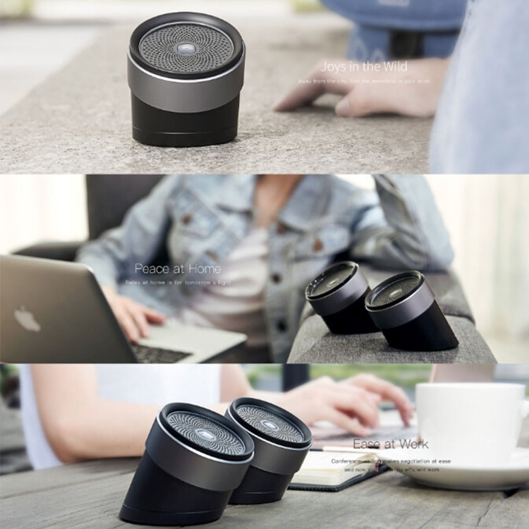 مكبر صوت محمول صغير QCY BOX1 موسيقى لاسلكية معدني V4.2 بلوتوث مكبرات صوت