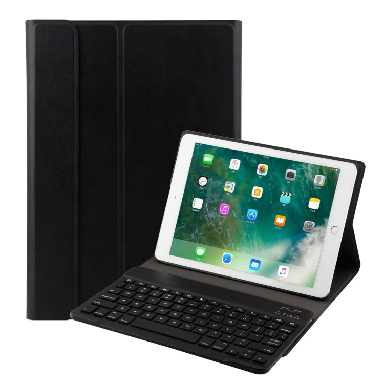 لوحة مفاتيح FT-1030 بتقنية Bluetooth 3.0 من ABS بنسيج مصقول + غطاء لوحي من الجلد بنسيج جلدي لجهاز iPad Air / Air 2 / iPad Pro مقاس 9.7 بوصة، مع تعديل زاوية بثلاث مستويات / مغناطيسي / وظيفة النوم، FT-1030D