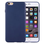 For iPhone 6 & 6s Solid Color TPU Protective Case Without Round Hole