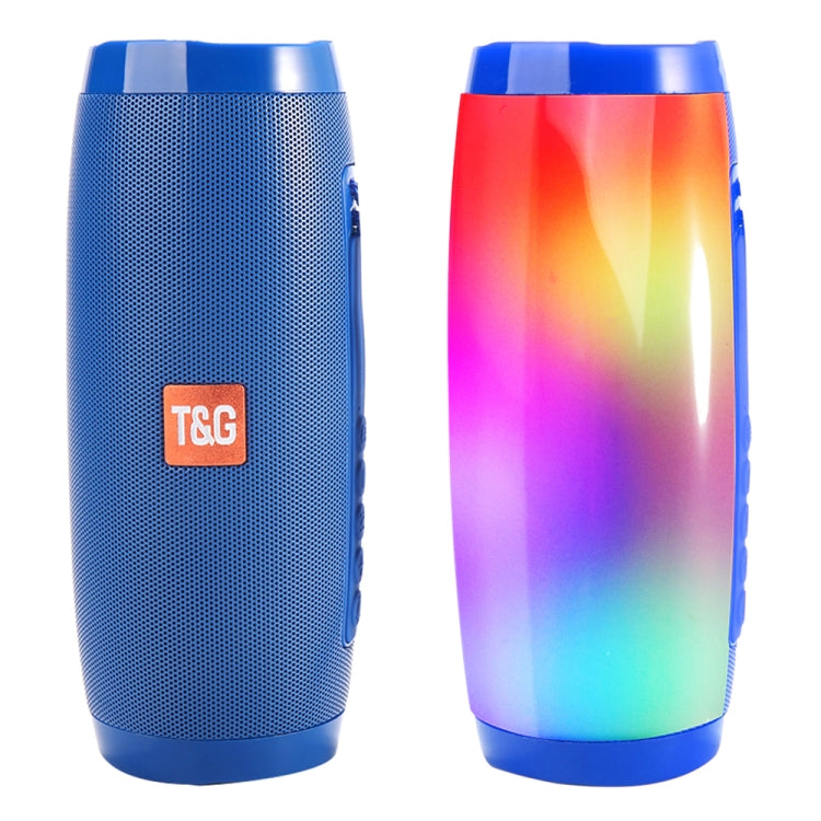 مكبر صوت بلوتوث محمول صغير T&G TG157 إصدار 4.2 مع أضواء ملونة موسيقية